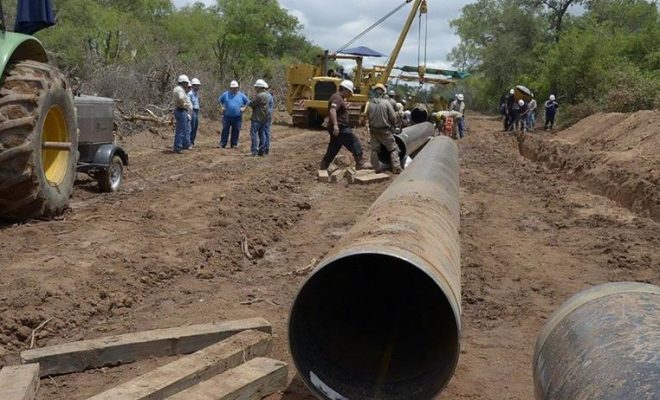 El gobierno decidió abandonar sin terminar el Gasoducto del NEA