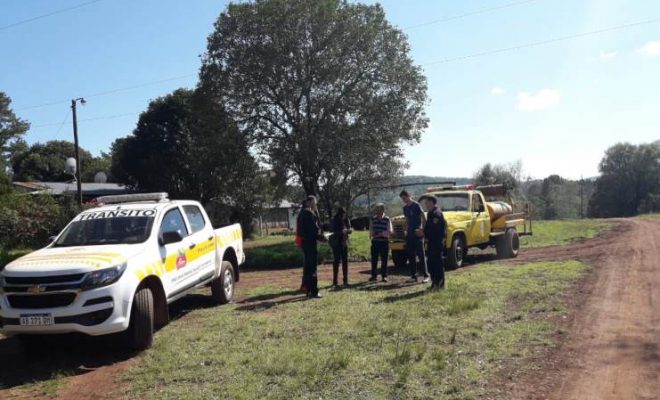 La División de Seguridad Vial Alem recorrió Arroyo del Medio
