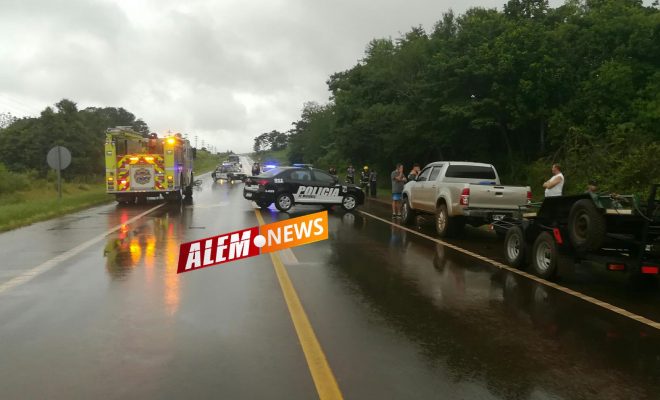 Motociclista gravemente herido en colisión sobre ruta 14