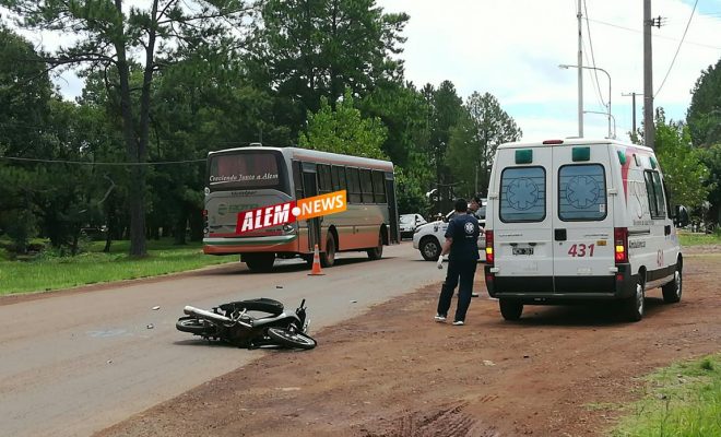 Motociclista alcoholizado chocó a otro sobre Av. Rusia