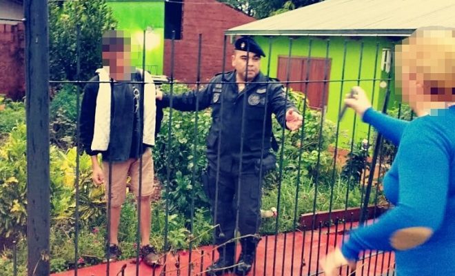 Sorprendieron a jovencito intentando robar en una casa